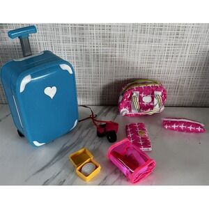 Suitcase & Accessories Mixed Lot Playset 18" Dolls Our Generation OG Camera BxY